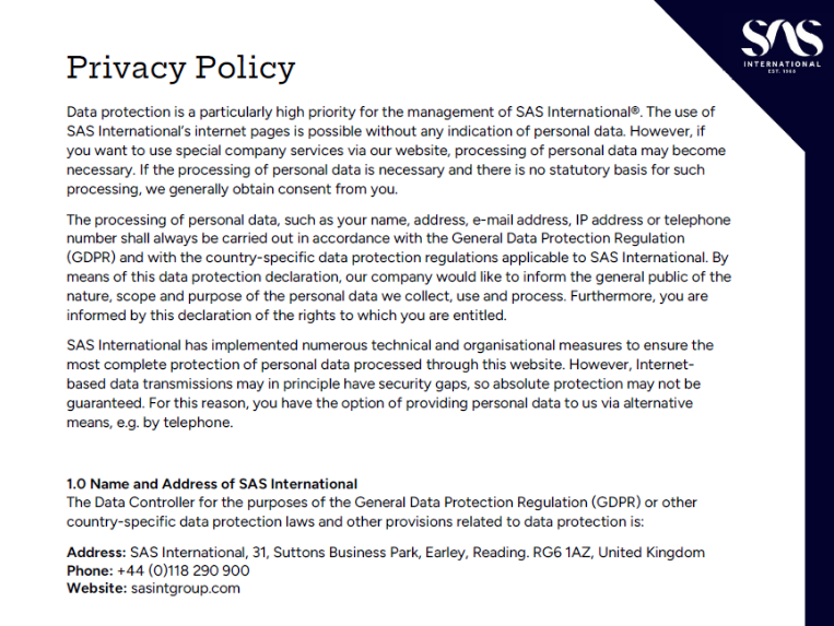 Privacy Policy
